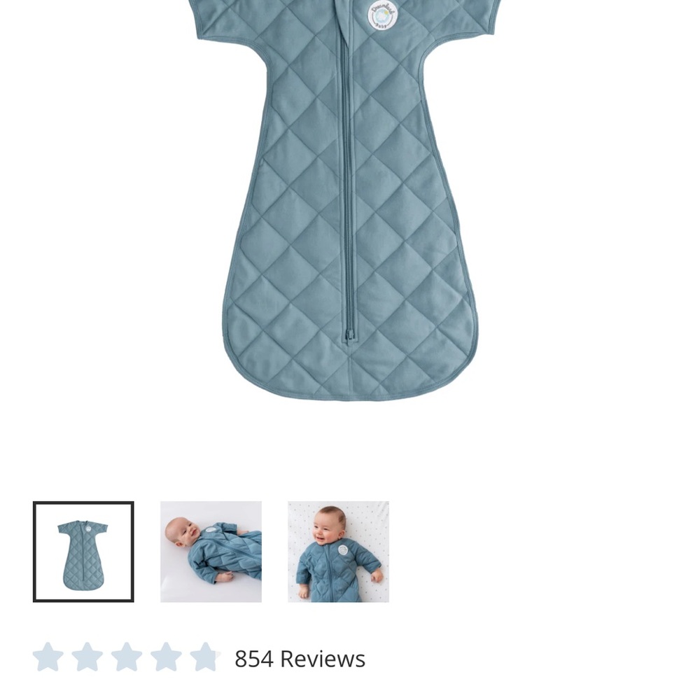 Dreamland Quilted Blue Baby Sleep Sack